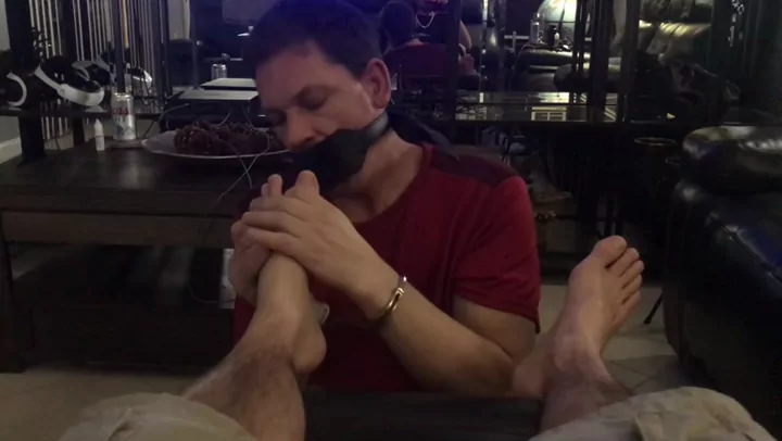 Gagged Foot Massage